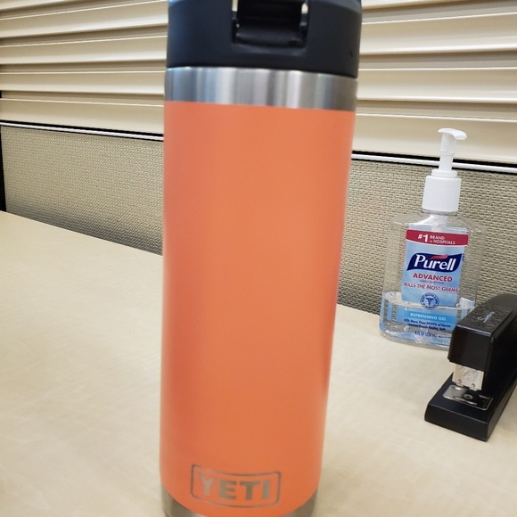 coral yeti water bottle